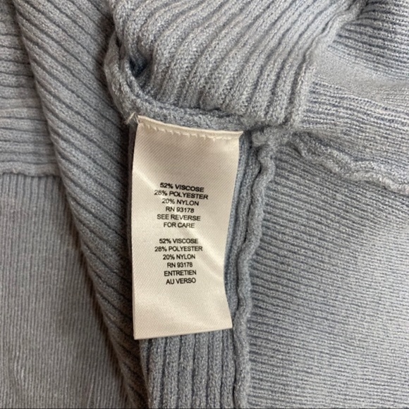 T Tahari Ottoman Ribbed Knit Button Front Cardigan - Picture 3 of 6